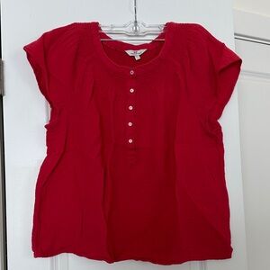 Vineyard Vines Bold Red Blouse